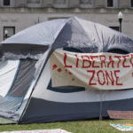 columbia palestine protest encampment